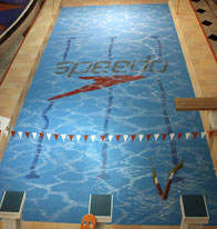 3D illusion of a swimming pool